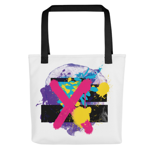 Default Title Abstract Series 01 Tote Bag White by Design Express