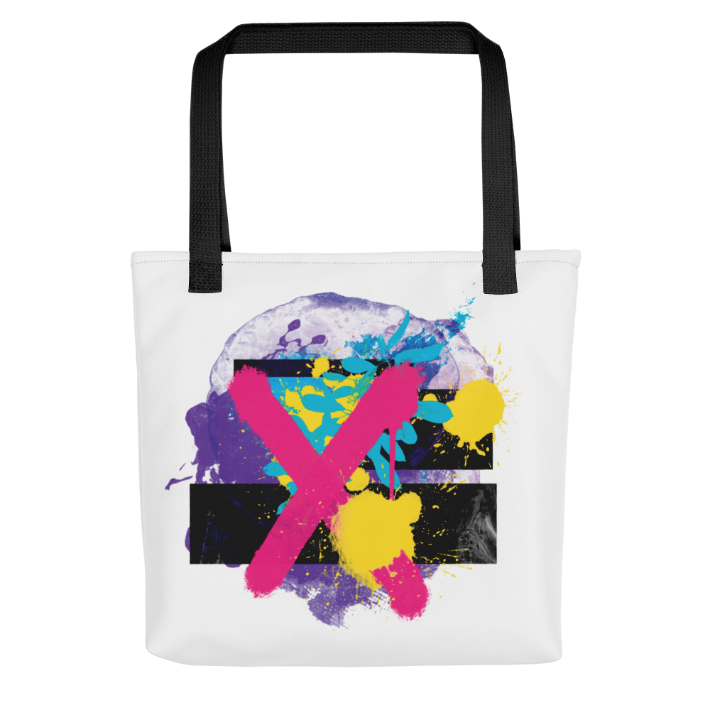 Default Title Abstract Series 01 Tote Bag White by Design Express