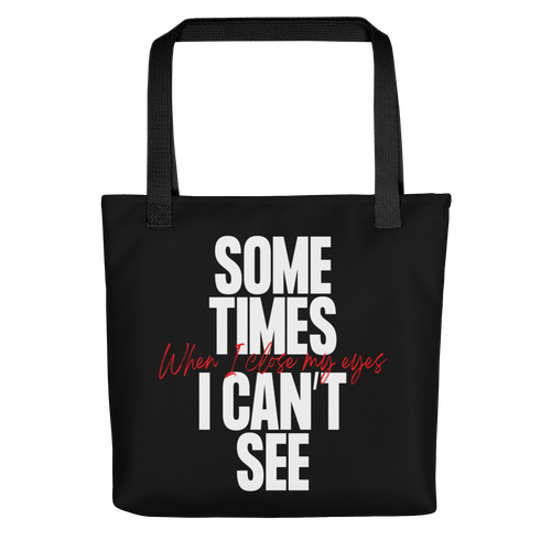 Default Title Sometimes I can't See Tote Bag by Design Express