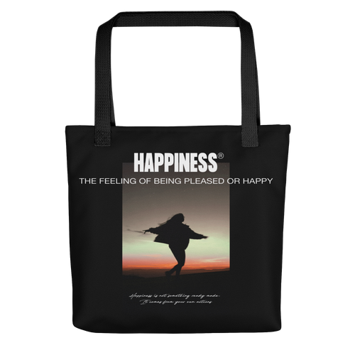 Default Title Happiness Tote Bag by Design Express