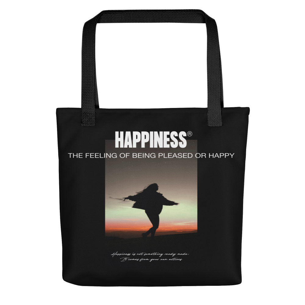 Default Title Happiness Tote Bag by Design Express