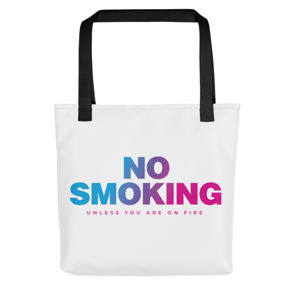 Default Title No Smoking Tote Bag by Design Express