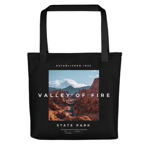 Default Title Valley of Fire Tote Bag by Design Express