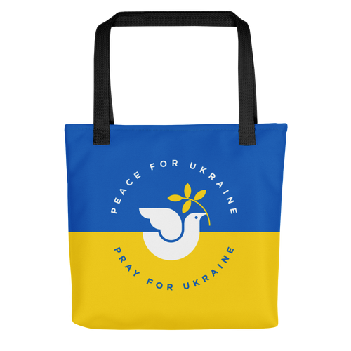 Default Title Peace For Ukraine Tote bag by Design Express