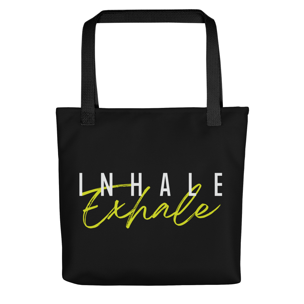 Inhale Exhale Tote Bag