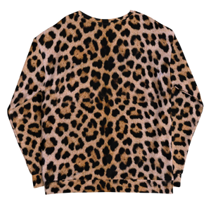 Leopard Face "All Over Animal" Unisex Sweatshirt by Design Express