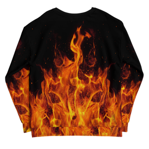 On Fire Unisex Sweatshirt by Design Express