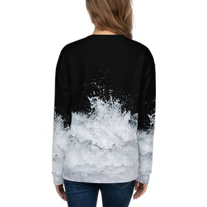 Black & White Water Unisex Sweatshirt by Design Express