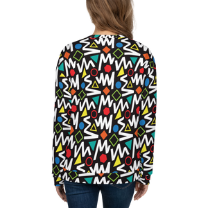 Pop Geometrical Pattern Unisex Sweatshirt by Design Express