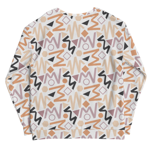 Soft Geometrical Pattern Unisex Sweatshirt by Design Express