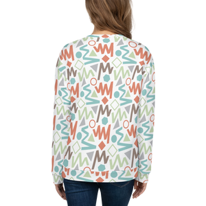 Soft Geometrical Pattern 02 Unisex Sweatshirt by Design Express