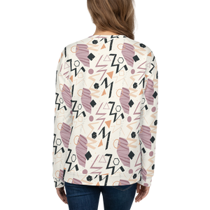 Mix Geometrical Pattern 02 Unisex Sweatshirt by Design Express