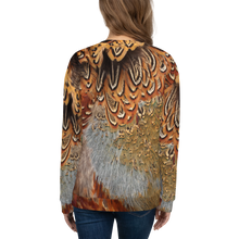Brown Pheasant Feathers Unisex Sweatshirt by Design Express