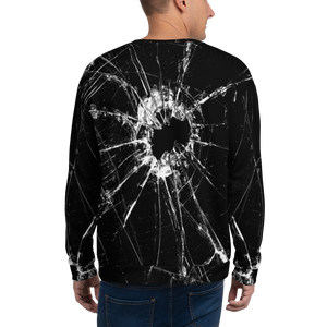 Broken Glass Unisex Sweatshirt by Design Express