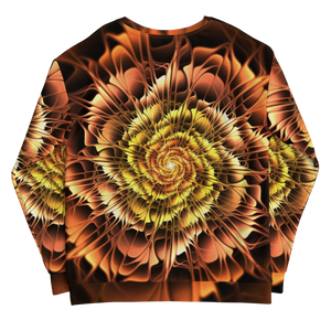 Abstract Flower 01 Unisex Sweatshirt by Design Express