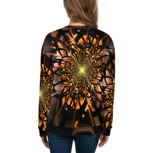 Abstract Flower 02 Unisex Sweatshirt by Design Express