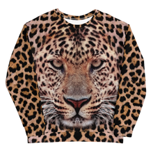 Leopard Face "All Over Animal" Unisex Sweatshirt by Design Express