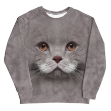 Cat "All Over Animal" Unisex Sweatshirt by Design Express
