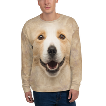 XS Border Collie "All Over Animal" Unisex Sweatshirt by Design Express