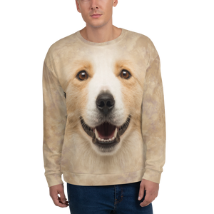 XS Border Collie "All Over Animal" Unisex Sweatshirt by Design Express