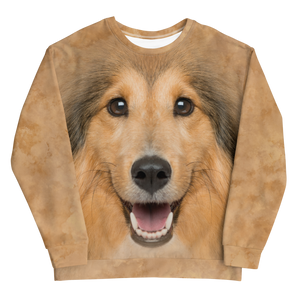 Shetland Sheepdog "All Over Animal" Unisex Sweatshirt by Design Express