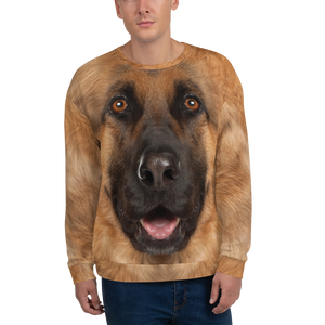 XS German Shepherd "All Over Animal" Unisex Sweatshirt by Design Express