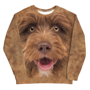Crossbreed Brown "All Over Animal" Unisex Sweatshirt by Design Express