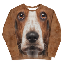 Basset Hound "All Over Animal" Unisex Sweatshirt by Design Express