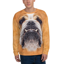 XS Bulldog "All Over Animal" Unisex Sweatshirt by Design Express