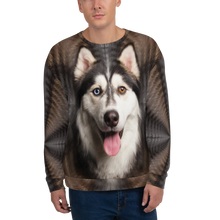 XS Husky "All Over Animal" Unisex Sweatshirt by Design Express