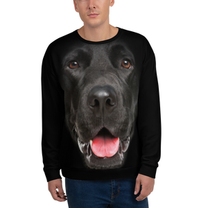 XS Labrador "All Over Animal" Unisex Sweatshirt by Design Express