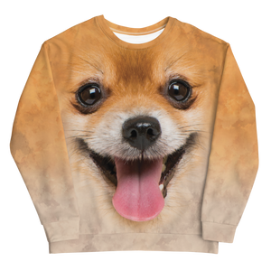 Pomeranian "All Over Animal" Unisex Sweatshirt by Design Express