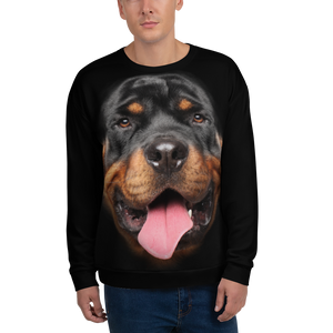 XS Rottweiler "All Over Animal" Unisex Sweatshirt by Design Express