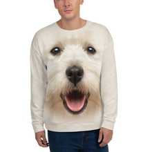 XS West Highland White Terrier "All Over Animal" Unisex Sweatshirt by Design Express