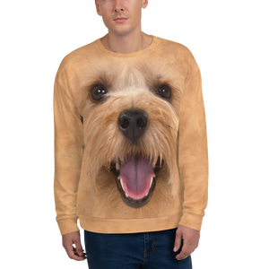 XS Yorkie "All Over Animal" Unisex Sweatshirt by Design Express