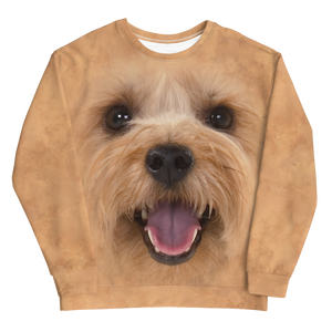 Yorkie "All Over Animal" Unisex Sweatshirt by Design Express