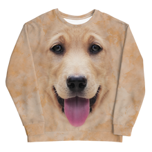 Yellow Labrador "All Over Animal" Unisex Sweatshirt by Design Express