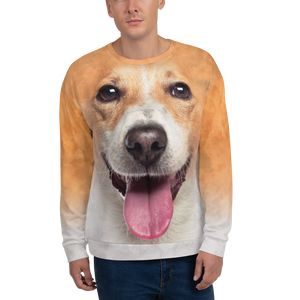 XS Jack Russel "All Over Animal" Unisex Sweatshirt by Design Express