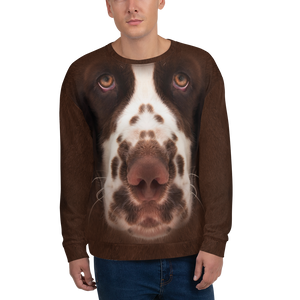 XS English Springer Spaniel "All Over Animal" Unisex Sweatshirt by Design Express
