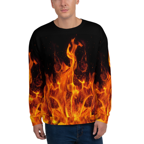 XS On Fire Unisex Sweatshirt by Design Express