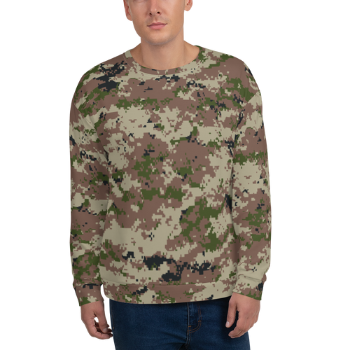 XS Desert Digital Camouflage Unisex Sweatshirt copy by Design Express