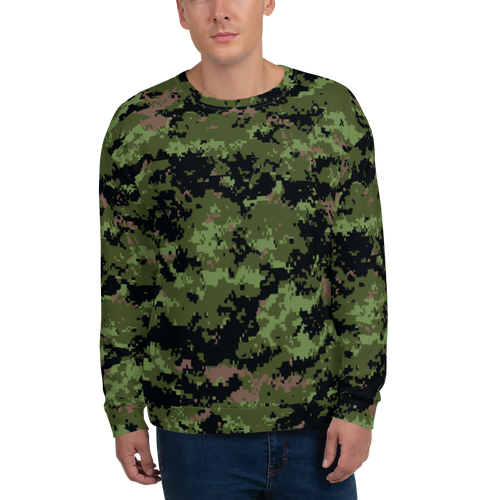 XS Classic Digital Camouflage Unisex Sweatshirt by Design Express