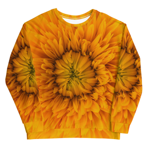 Yellow Flower Unisex Sweatshirt by Design Express