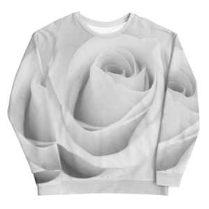 White Rose Unisex Sweatshirt by Design Express