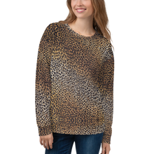 XS Leopard Brown Pattern Unisex Sweatshirt by Design Express