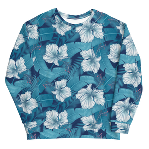 Hibiscus Leaf Unisex Sweatshirt by Design Express