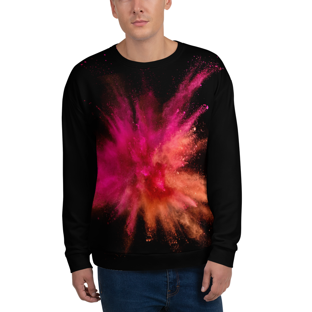 XS Powder Explosion Unisex Sweatshirt by Design Express