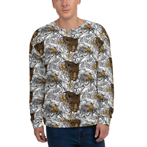 XS Leopard Head Unisex Sweatshirt by Design Express