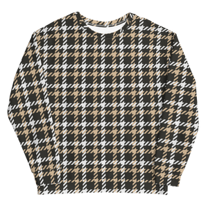 Houndstooth Pattern Unisex Sweatshirt by Design Express