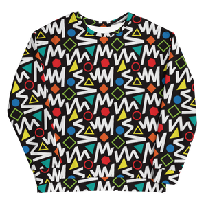 Pop Geometrical Pattern Unisex Sweatshirt by Design Express